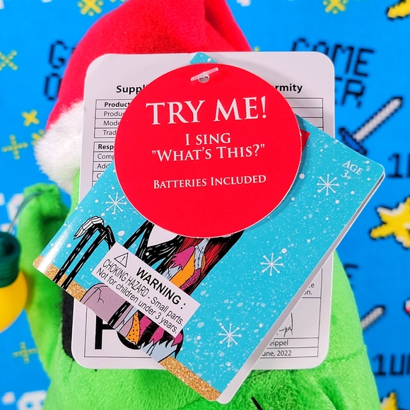 Disney The Nightmare Before Christmas Oogie Boogie Animated Plush 11.5" NWT - Picture 10 of 12